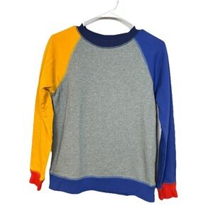 Hanna Andersson Kids Sweatshirt US 12 150cm Colorblock Raglan Cotton Pullover